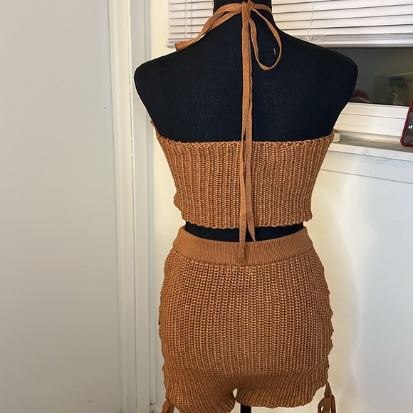 Two piece knitted short set - Picture 3 of 4